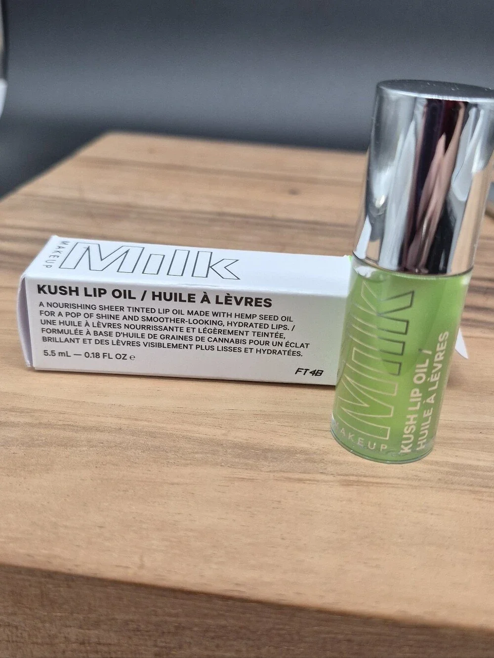 Milk Makeup Kush Lip Oil: Green Dragon (Sheer), 5.5ml, NIB